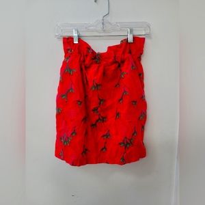 *SOLD ON EBAY* FARM Rio Red Pepper Skirt Size M